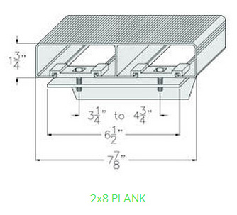 2x8 drawing