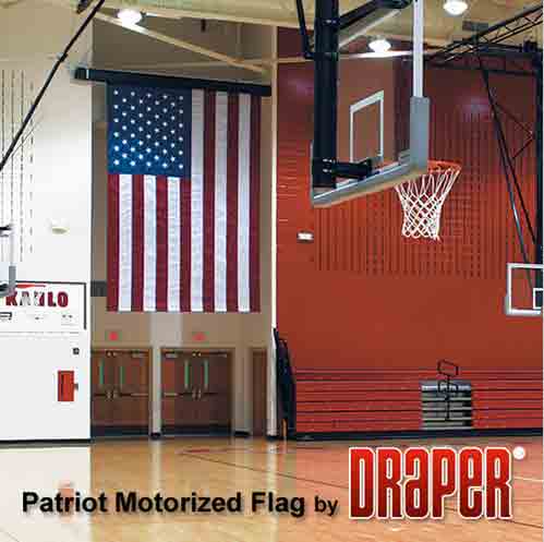 Patriot Motorized Flags - Vertical
