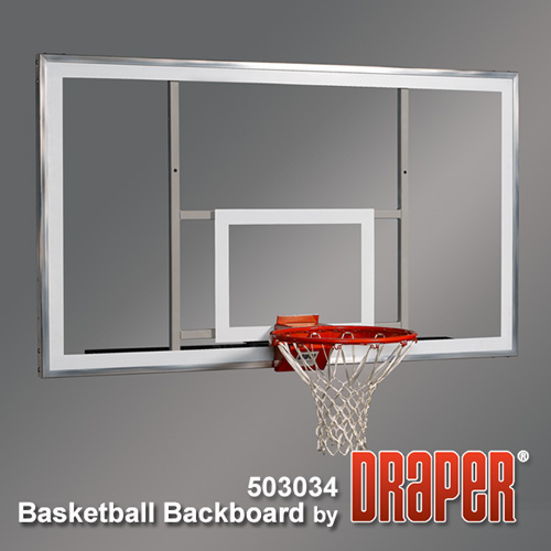 Rectangular Polycarbonate 72in x 42in (183cm x 107cm) Backboard