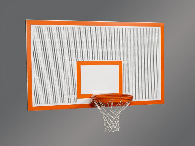 Rectangular Perforated Steel 72in x 42in Backboard