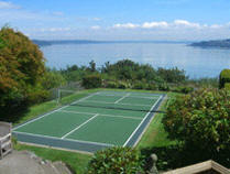 sport floor tennis court construction