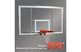 image of Rectangular Polycarbonate 72in x 42in (183cm x 107cm) Backboard