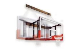 Side Folding Wall Mount Basketball Systems