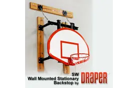 image of SW Stationary Wall Mount Basketball Goal