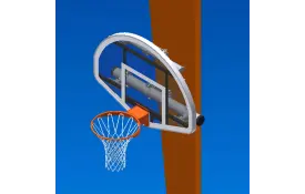 Column Mounted Basketball Goals