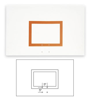 FT256 Steel Basketball Backboard
