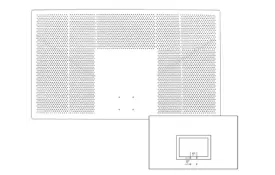 image of FT267 Perforated Aluminum Backboard