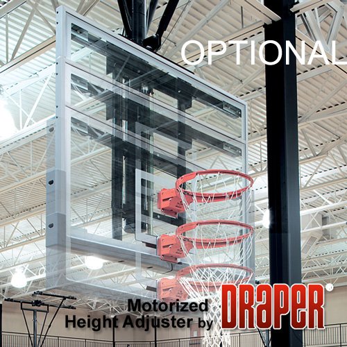 DGW-E Electric Wall Mounted Side-Folding Basketball Backstop