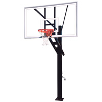 Stainless Olympian Adjustable Basketball Goal